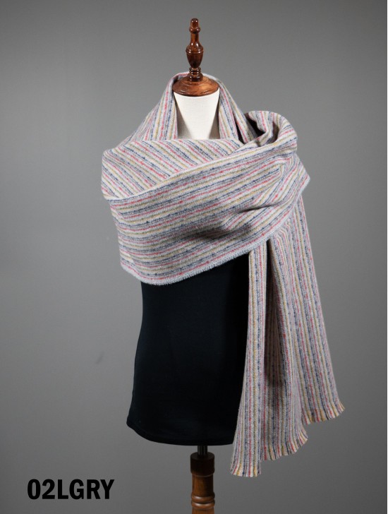 Super Soft Multi-Color Stripes Premium Scarf